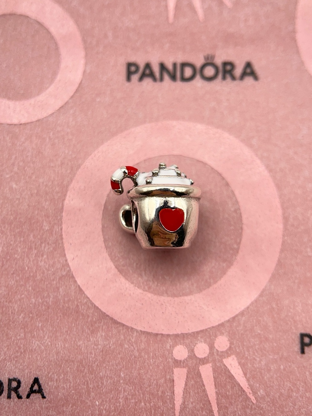Pandora Sterling Silver Warm Cocoa Mug Charm 792255C01
